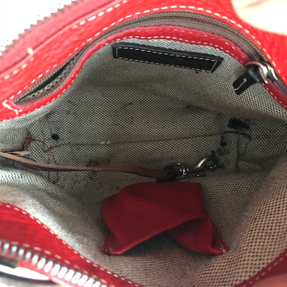 VINTAGE DOONEY AND BOURKE SHOULDER BAG IN RED - Picture 5 of 7